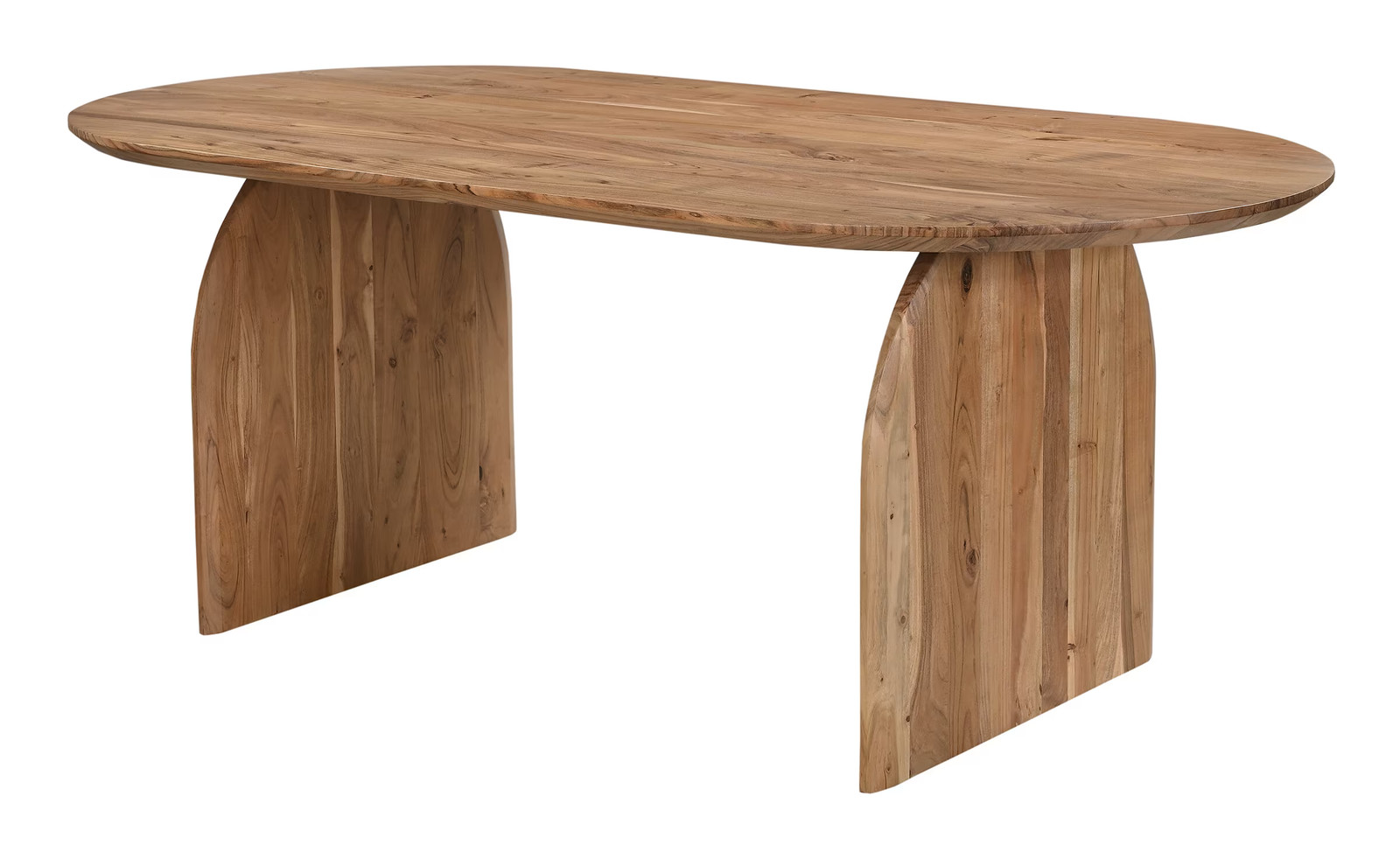 Artistiq Living Sequia Ovale Eettafel van Acaciahout - Bruin - 200 x 100 cm