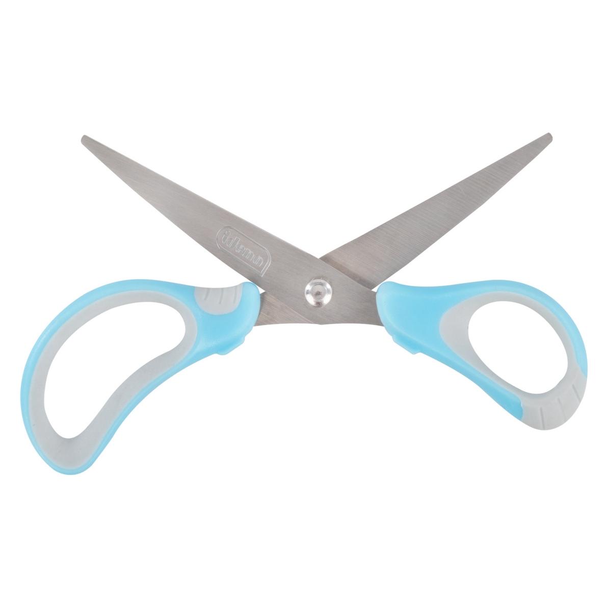 Idena Schere Pastell mit Softgriff 15 cm aqua/silbergrai (13.50 cm) (72334621)