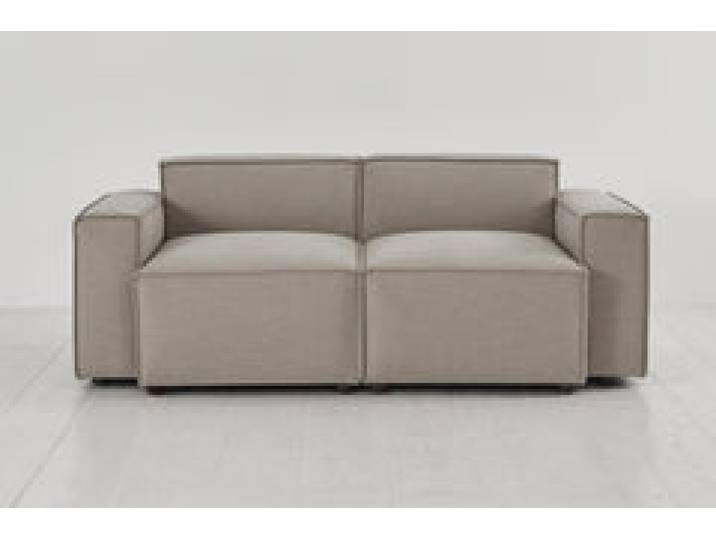 Zweisitzer-Sofa Model 03, Steingrau