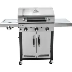 Char-Broil Gasgrill + Advantage 345S + TRU-Infrared Technology + 3 Edelstahl-Brenner + Gusseisen Roste + Seitenbrenner + SureFire Zündung + 140897