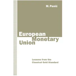 European Monetary Union, Fachbücher von Mica Panic, M. Panic, M Panic