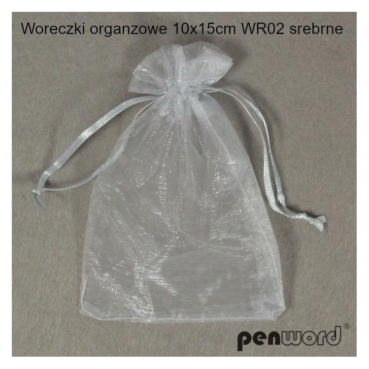 MFP Paper Silberne Organzasäckchen 15x10cm 10 Stk (10x) (48832441)