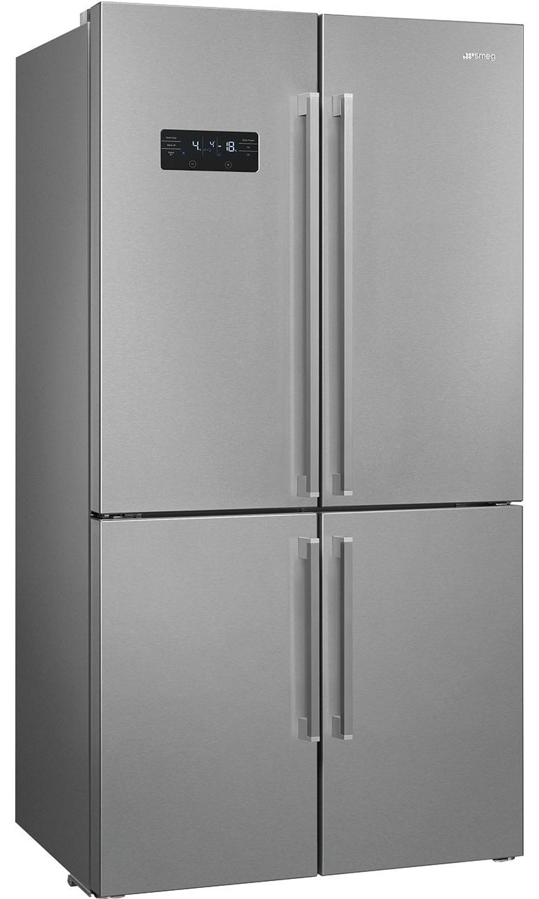 Smeg FQ60XDE Side-by-Side Kühlkombination Freistehend 572 l E Edelstahl