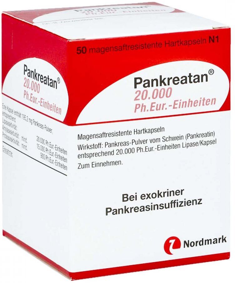 Pankreatan 20.000 Ph.eur.-einheiten msr.Hartkaps.