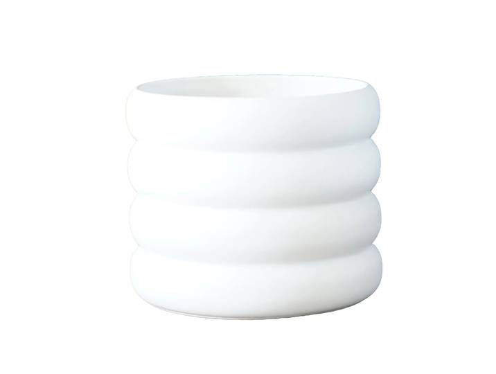 DBKD Pot Mud blanc Modèle Moyen, Ø 14 cm