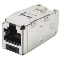 Panduit UTP RJ45 TG-MiniJack Cat6a White, White, RJ-45 (UTP, CAT6a, 8 m), Netzwerkkabel