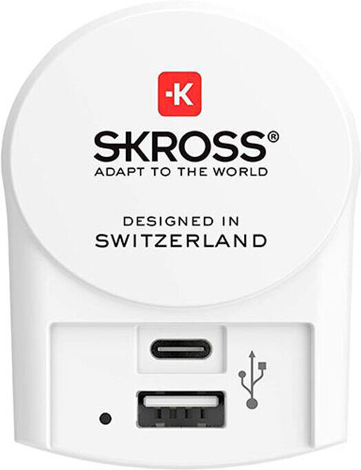 CARREGADOR SKROSS EURO USB+USB-C
