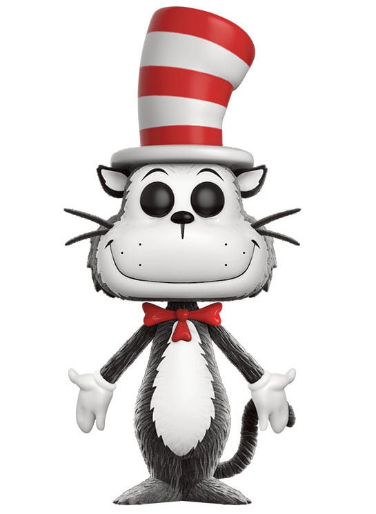 Funko Dr. Seuss Cat in the Hat POP! figuur met pluizig materiaal, 9 cm, FK12509