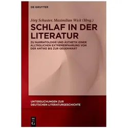 Schlaf in der Literatur, Fachbücher von Jörg Schuster, Maximilian Wick