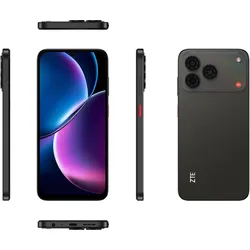 ZTE Nubia A57 Smartphone, 64 GB/4 GB, schwarz (64 GB, Dusk Black, 6.75", Hybrid Dual SIM, 4G), Smartphone, Schwarz