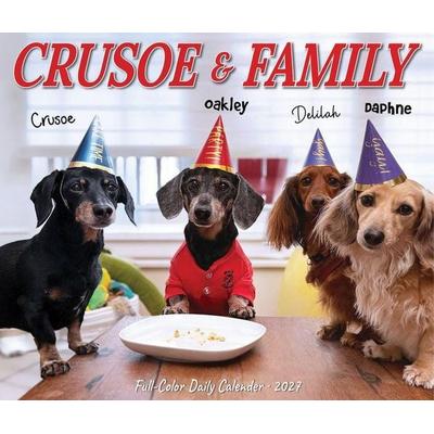 Crusoe the Celebrity Dachshund 2027 5.4 X 6.2 Box Calendar