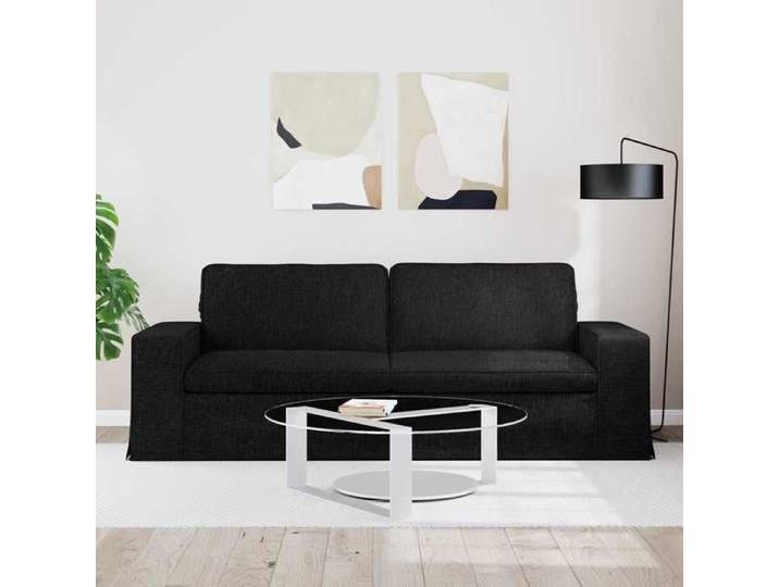 Noir SOFA - PHSH - Canapé 180cm - 3 places - Noir Métал C397