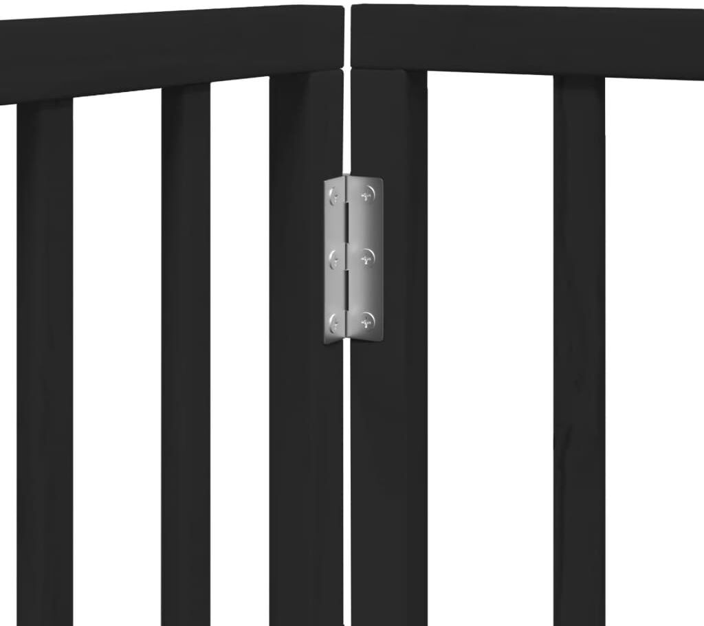 Archie & Oscar Rilea Solid Wood Dog House Door Black 90cm H x 480cm W x 2cm D