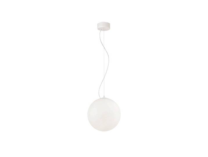 IDEAL LUX Glas Hängelampe Mapa, dimmbar, weiß / opal, für Wohn- / Esszimmer, Glas, Modern, Pendelleuchte