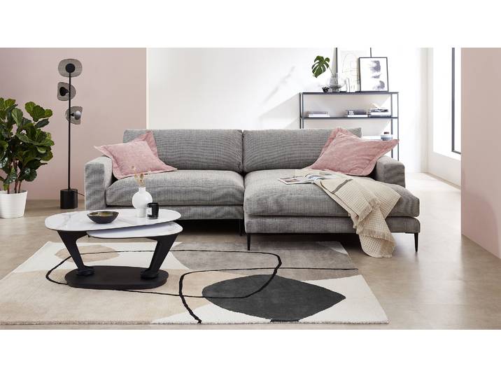 CosyHome Stoff Ecksofa in L-Form