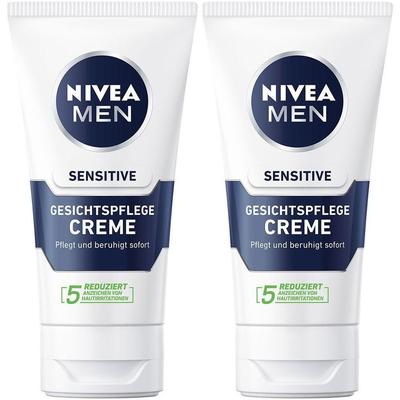 Nivea MEN sensitive Gesichtspflege 2x 2x75 ml Creme