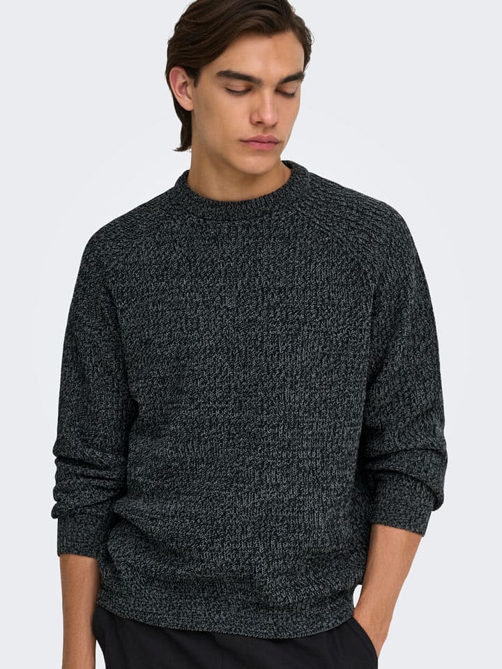 ONLY & SONS Pullover "Join" in Anthrazit - XL