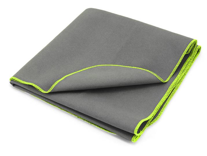 Sporthandtuch SETEX SETEX Sporttuch aus Evolon , grün (grau, grün), B:50cm L:100cm, Evolon, Obermaterial: 70% Baumwolle, 30% Polyamid, Handtücher, Sporthandtuch, Komfort & Haltbarkeit: Hypoallergenes Evolon - sanft zur Haut