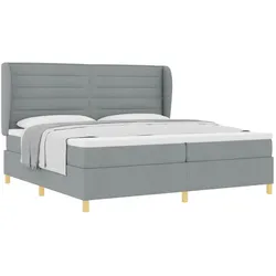 vidaXL, Boxspringbett, Dormonar (Linien-Design) (200 x 200 cm)