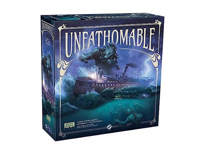 FFG Fantasy Flight Games, Unfathomable, Board Game, Ages 14+, 3-6 Players, 120-240 Minutes Playing Time, FFGUNF01, Black