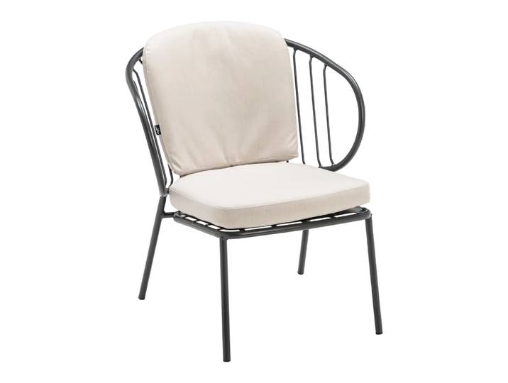 Gartensessel Sihl, Atelier Pfister, beige, Metall
