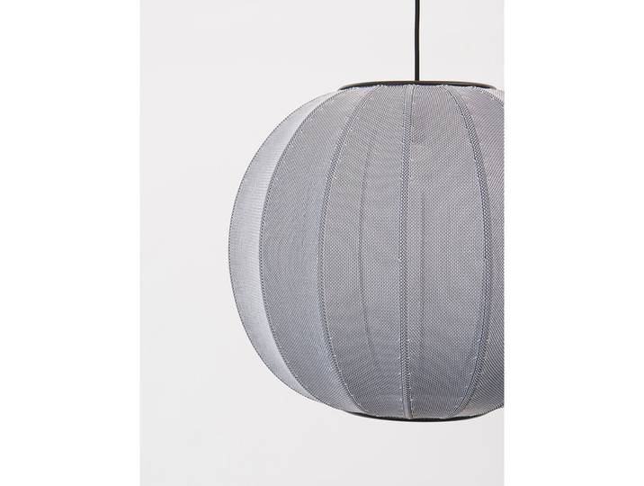 Knit-Wit 45 Round Pendelleuchte Silver - Made By Hand - Schlafzimmer - Aluminium