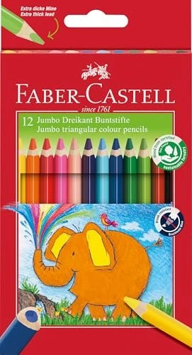 Faber-Castell Extra JUMBO 12 Farben