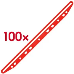 Top Print Abheftschienen »M-Clip« 100 Stück rot