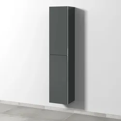 Sanipa 3way Hochschrank mit 2 Türen, Anthrazit-Matt BR09222