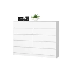 Kommode 160 cm breit  ¦ weiß ¦ Maße (cm): B: 160 H: 121