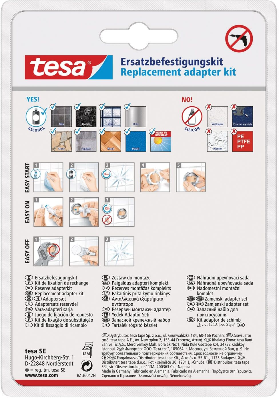 tesa Power.Kit-Adapter BK20, Accessoires, 40350-00000-01, beige