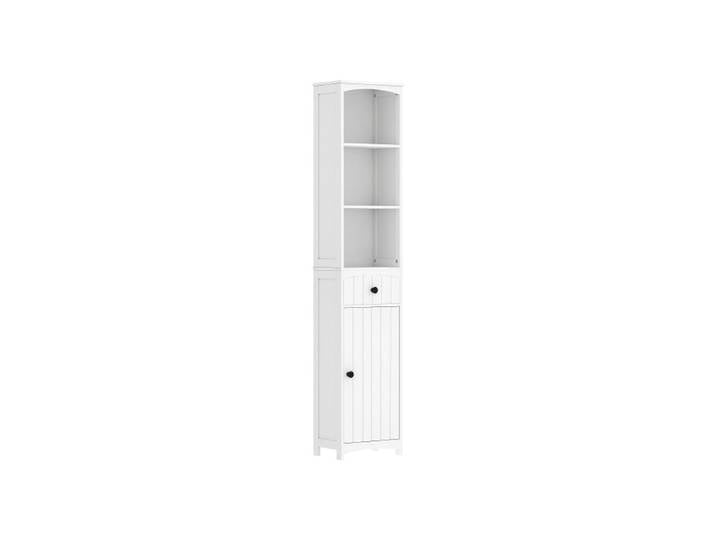 Armoire de salle de bain Armoire haute avec 3 étagères 1 tiroir Armoire de salle de bain Étagère de salle COLONNE DE SALLE DE BAIN