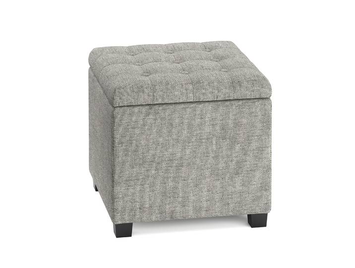 Sitzhocker mit Stauraum LIM grau