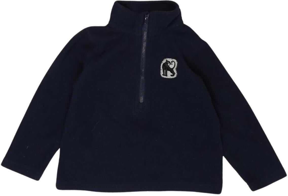 mini rodini Jungen Kapuzenpullover oder Sweater, Marineblau, Gr. EU 80, Synthetik - Second Hand