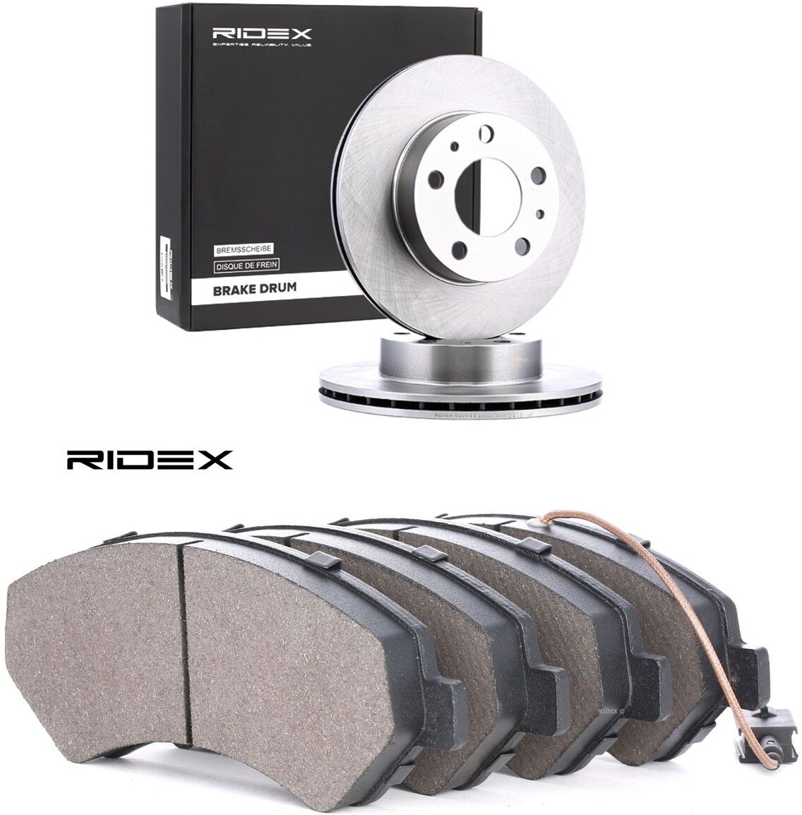 RIDEX 3405B3397 Bremsscheiben und -beläge