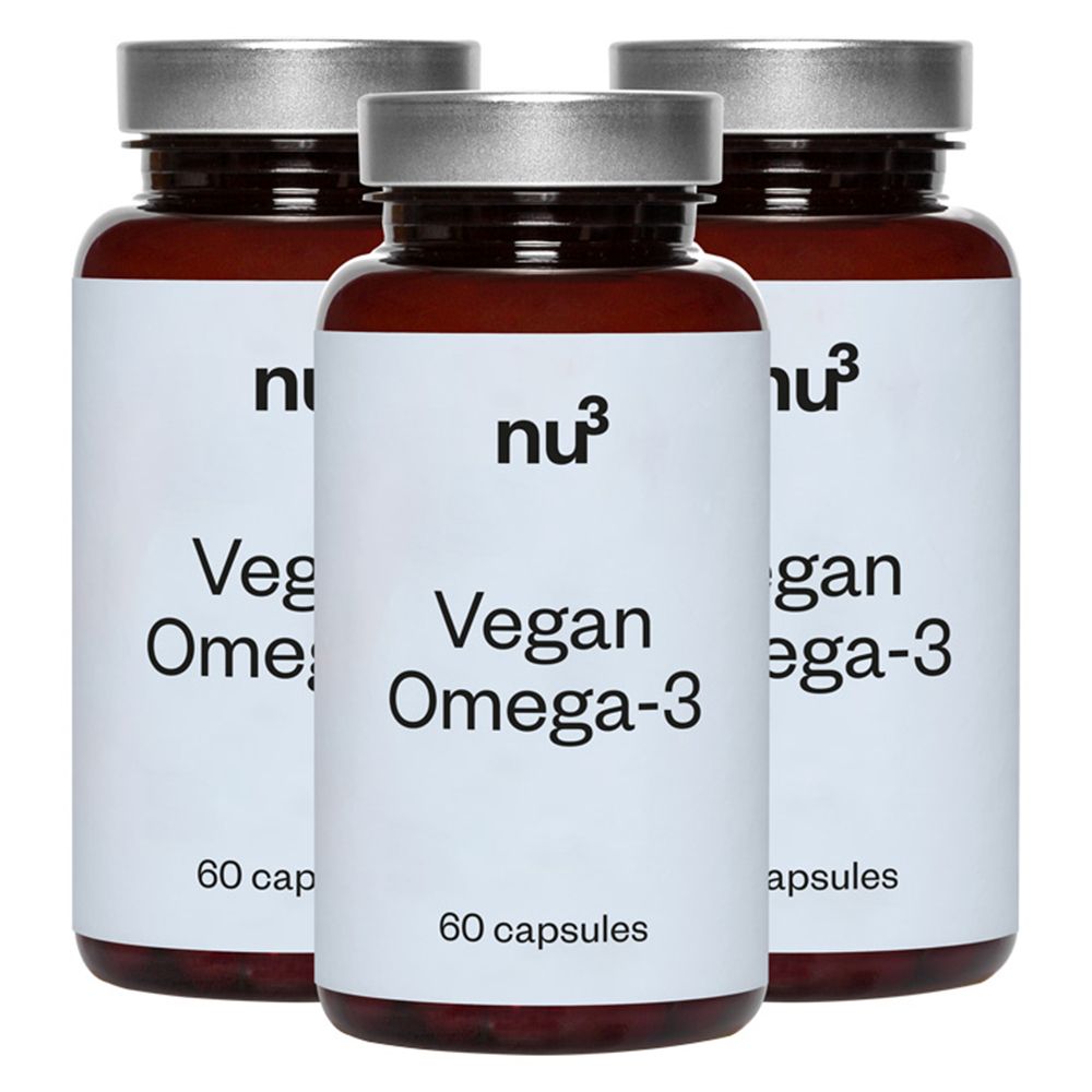 nu3 Omega-3 vegan 3x60 St Kapseln