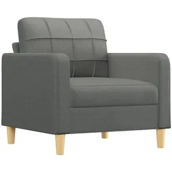 vidaXL Sofasessel Dunkelgrau 60 cm Stoff