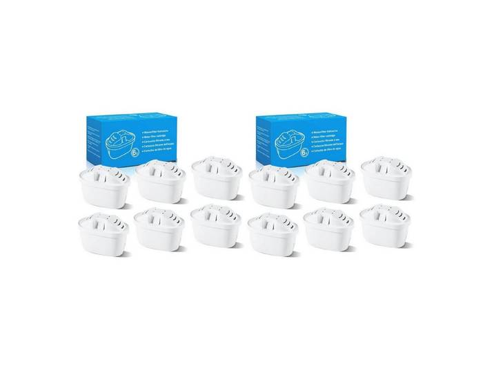 LuxusKollektion Wasserfilter Wasserfilterkartuschen 6er-Pack, Maxtra+ kompatibel
