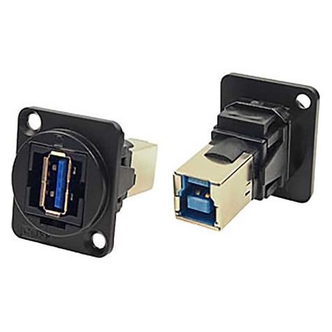 RS PRO USB-Durchführung 3.0 A B Buchse / 1.8A, Tafelmontage (2035578)