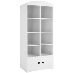 BÜCHERREGAL Weiß
