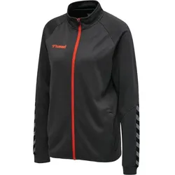 hummel Hmlauthentic Women Poly Zip Jacke - Damen - asphalt - M