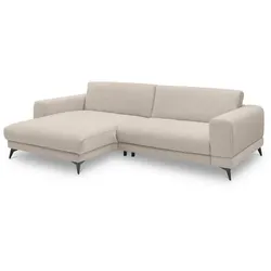 set one by Musterring Ecksofa Midland Stoff Beige Natur