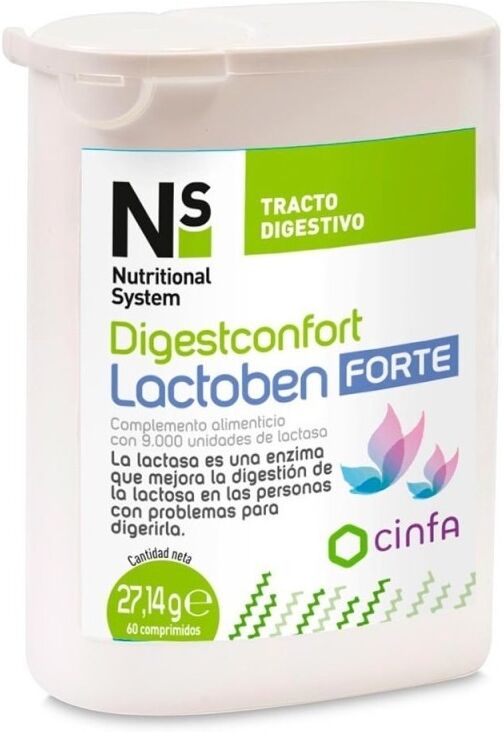 Ns Nutritional System Ns Digest Confort Lactoben Forte 60 Cápsulas
