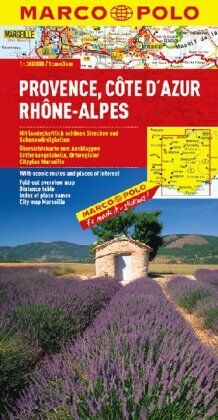 Frankreich. 1:300000: MARCO POLO Karte Provence, Cote d Azur, Phone-Alpes: TEIL 8 - Preis vom 10.10.2026 11:48:34 h