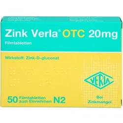 Zink Verla Otc 20mg 50 ST
