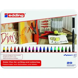 Edding, Malstifte, Fasermaler 1300 20er-Set (20x)