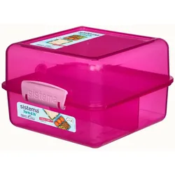Sistema 31735 Lebensmittelaufbewahrungsbehälter Rechteckig Box 1,4 l Pink 1 Stück(e)