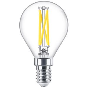 Philips LED-Lampe Master Filament, E27, 3,4W ersetzt 40W, warmweiß, dimmbar