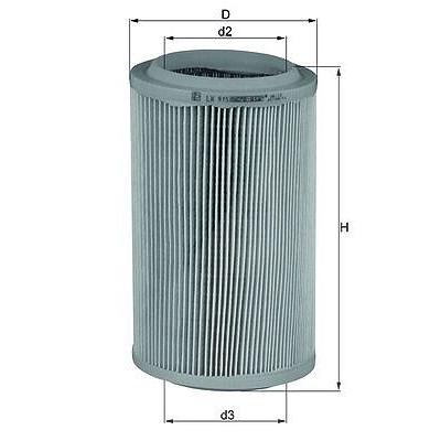 Mahle Luftfilter [Hersteller-Nr. LX915] für Alfa Romeo, Fiat
