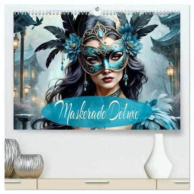 Maskerade Deluxe (hochwertiger Premium Wandkalender 2027 DIN A2 quer), Kunstdruck in Hochglanz